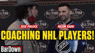 JESSE COACHES NHL PLAYERS AT ALL-STAR WEEKEND