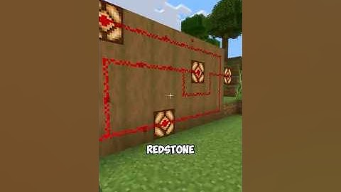 Vertical redstone trick #minecraft