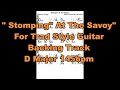 "Stompin At The Savoy" Trad Jazz Guitar Backing Track D Major BPM145 #backingtrack #playalong
