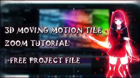 Smooth 3D moving motion tile with 3D text After Effects Tutorial + Free project file!!