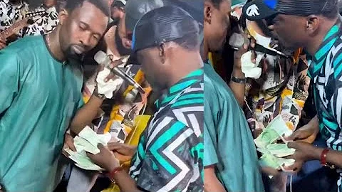 Two Jolly Friends Oganla Alabi Pasuma rain money on Sule Alao Malaika Live Show