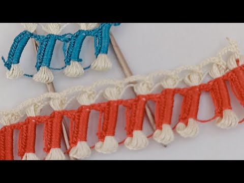 Harika Görünen Firkete Oyası Tren Yolu Modeli Yapılışı ✅ Tam Çeyizlik Oya Örneği✅crochet lace making