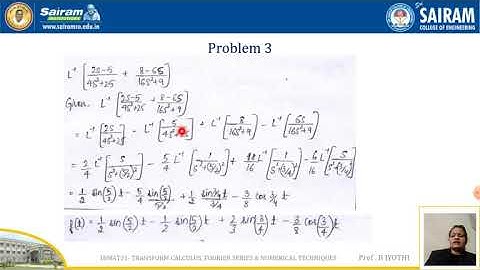 Lecture video_18MAT31_Module 1_Inverse Laplace Transform 2_B Jyothi