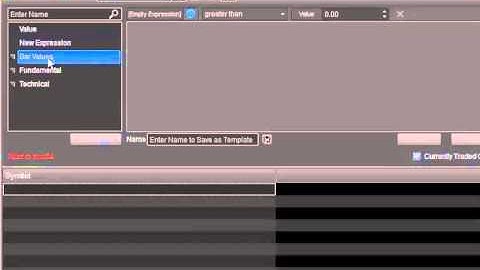 Market Screener Plus: Expressions Stock Trading Tool from eSignal  | Video Tutorial