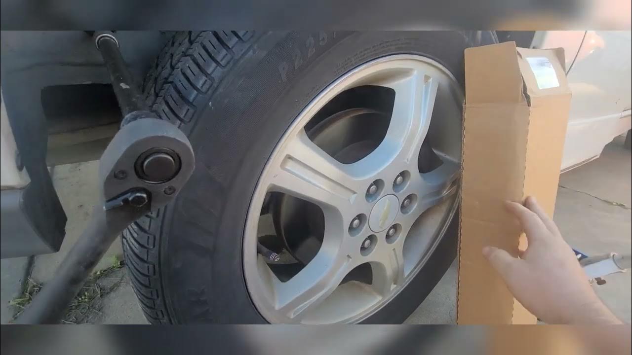 2006 Chevy Uplander wheelchair van exchanging the bad new shock - YouTube