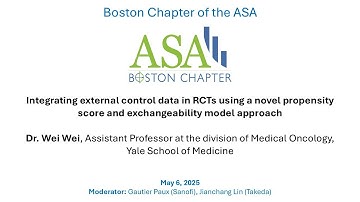 BCASA Webinar: Integrating external control data in RCTs using a novel PW-MEM approach
