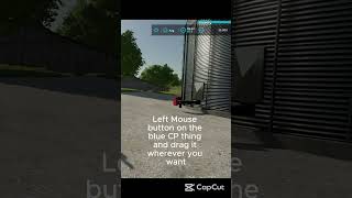 How to move the CP sign in FS22!  #viralvideo #farmingsimulator22 #tutorial #courseplay