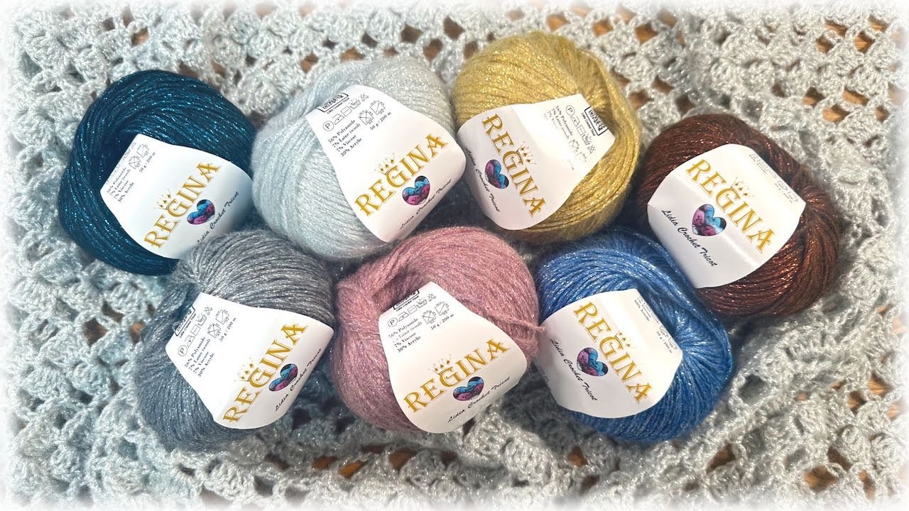 "REGINA" DES PAILLETES PLEINS LES YEUX! Nouvelle gamme de laine! 