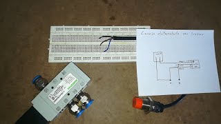 How to connect a solenoid valve to a sensor