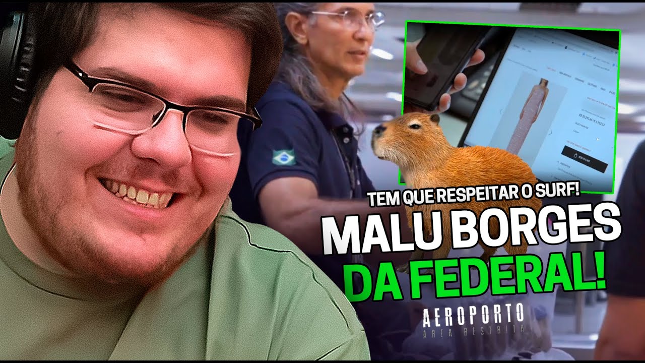 CASIMIRO REAGE: AEROPORTO - CAPIVARA NA PISTA | Cortes do Casimito