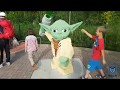 Giant Yoda and Star Wars battle ground sets  - Lego made