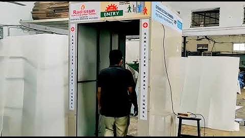 Sanitizer Spray Tunnel with Auto Sensor