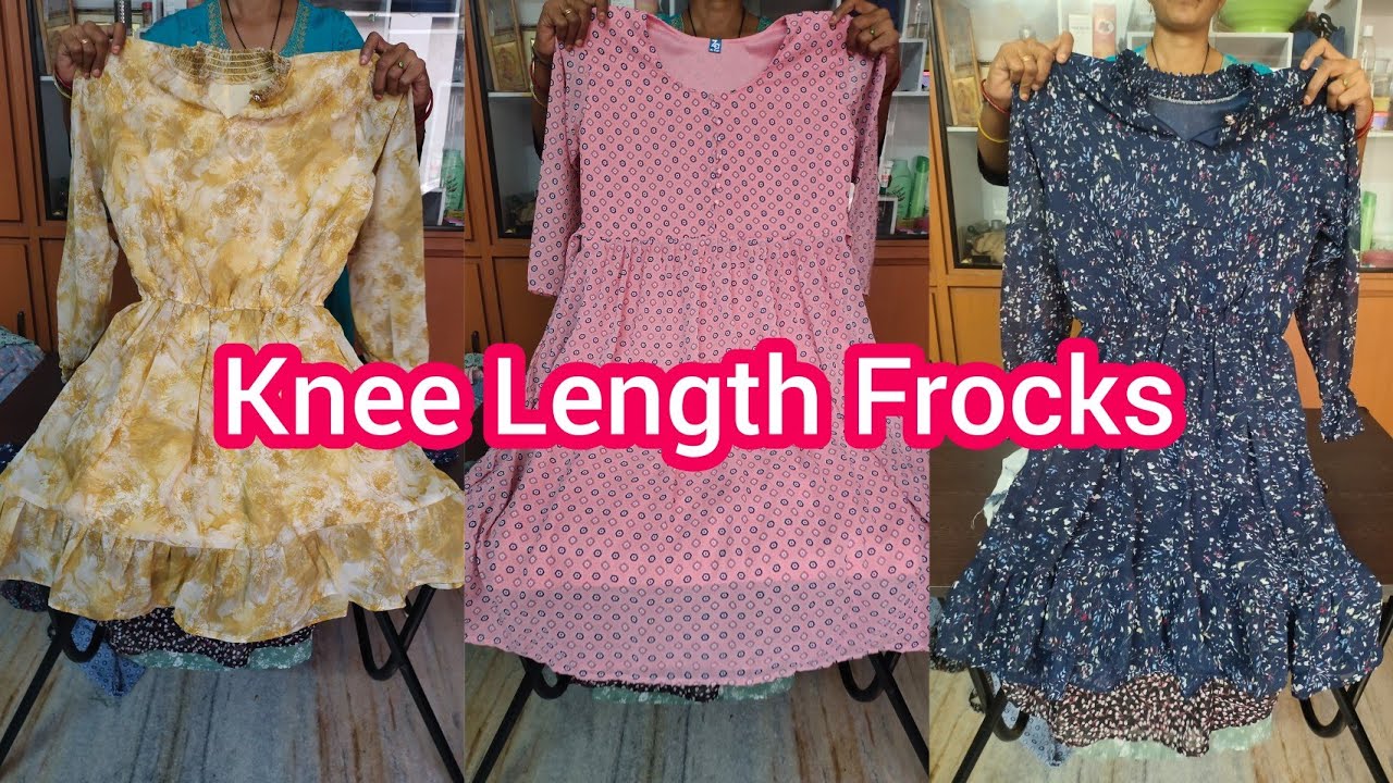 Knee length FrocksFestive OfferSingle piece courier availableLavanya — free download