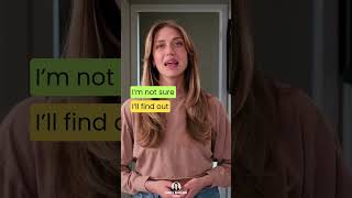 Don’t Say “I Don’t Know” — Say This Instead! #englishlanguage #easyenglisheveryday