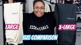 Fear Of God Essentials Knit Hoodie Sweatpants Size Guide