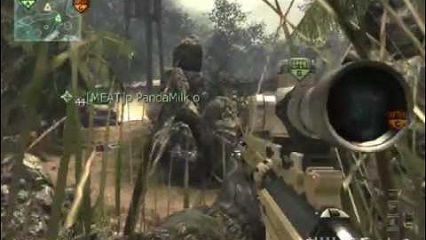 Mw3 wallbang headshot with msr