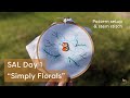 Stitch-a-long - Simply Florals - Day 1 - Pattern setup &amp; Stem stitch
