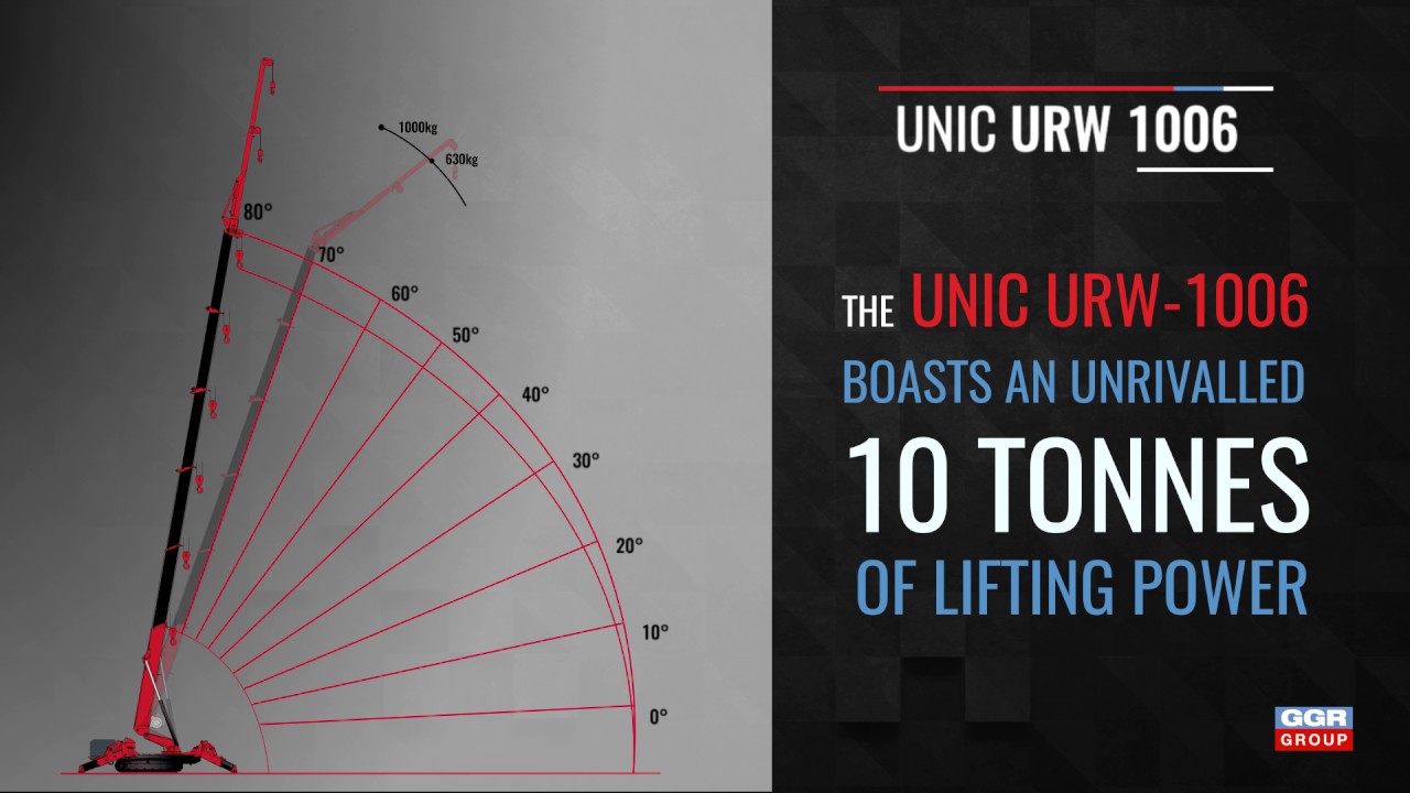 UNIC URW 1006 Spider Crane