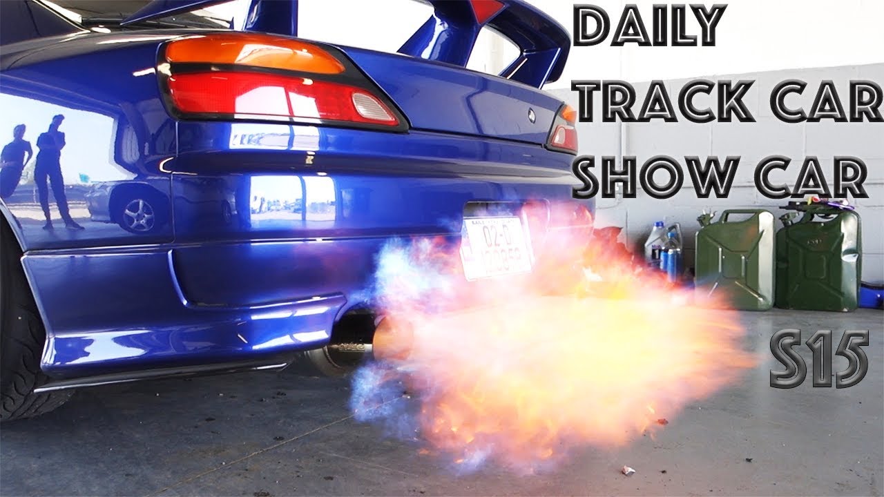 FLAME SHOOTING NISSAN S15 - Mondello Track