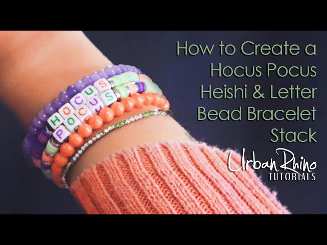 How to Create a Heishi Clay Bead Stretch Bracelet 