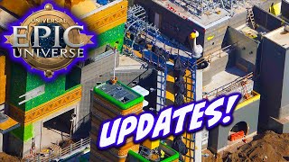 HUGE Epic Universe Construction UPDATES! Super Nintendo Updates!