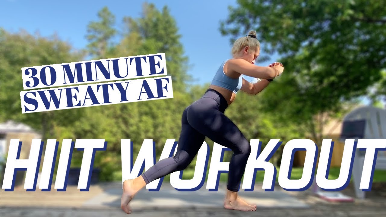 NO EQUIPMENT REAL TIME HIIT legs & core focused // 30 min