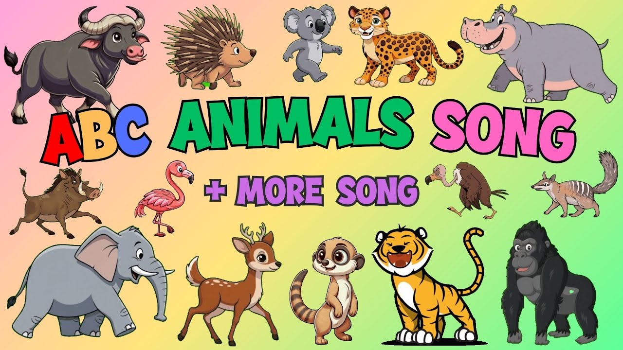 ABC Animals Alphabet Song for Kids | Learn Alphabet with Wild Animal ...