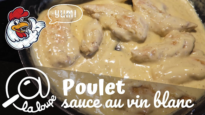 POULET SAUCE AU VIN BLANC #252