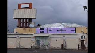 Roller Graffiti Bomb  Abandoned Building **Daytime**