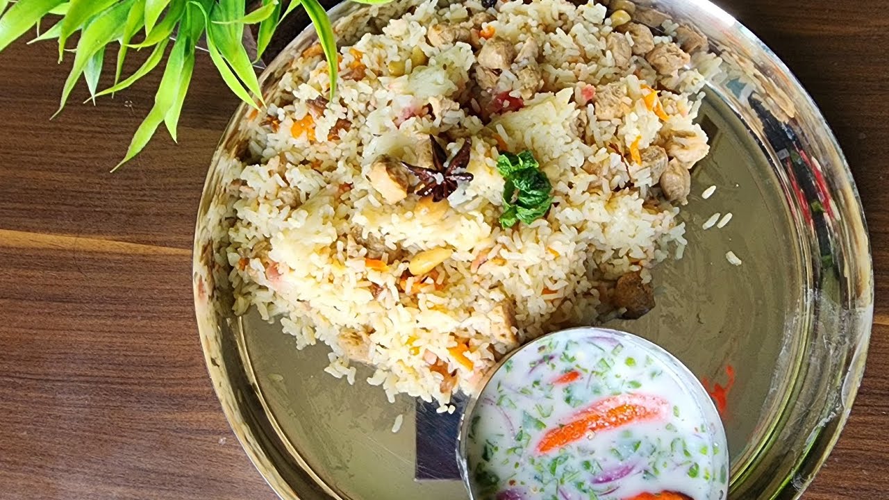 Soya Chunks Fried Rice Recipe - YouTube