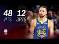 Stephen Curry 48 pts 12 threes vs Blazers 25/26 season