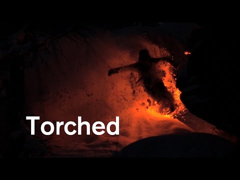 Torched - Night skiing with flares