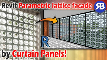 Revit Snippet: Create parametric lattice facade curtain system