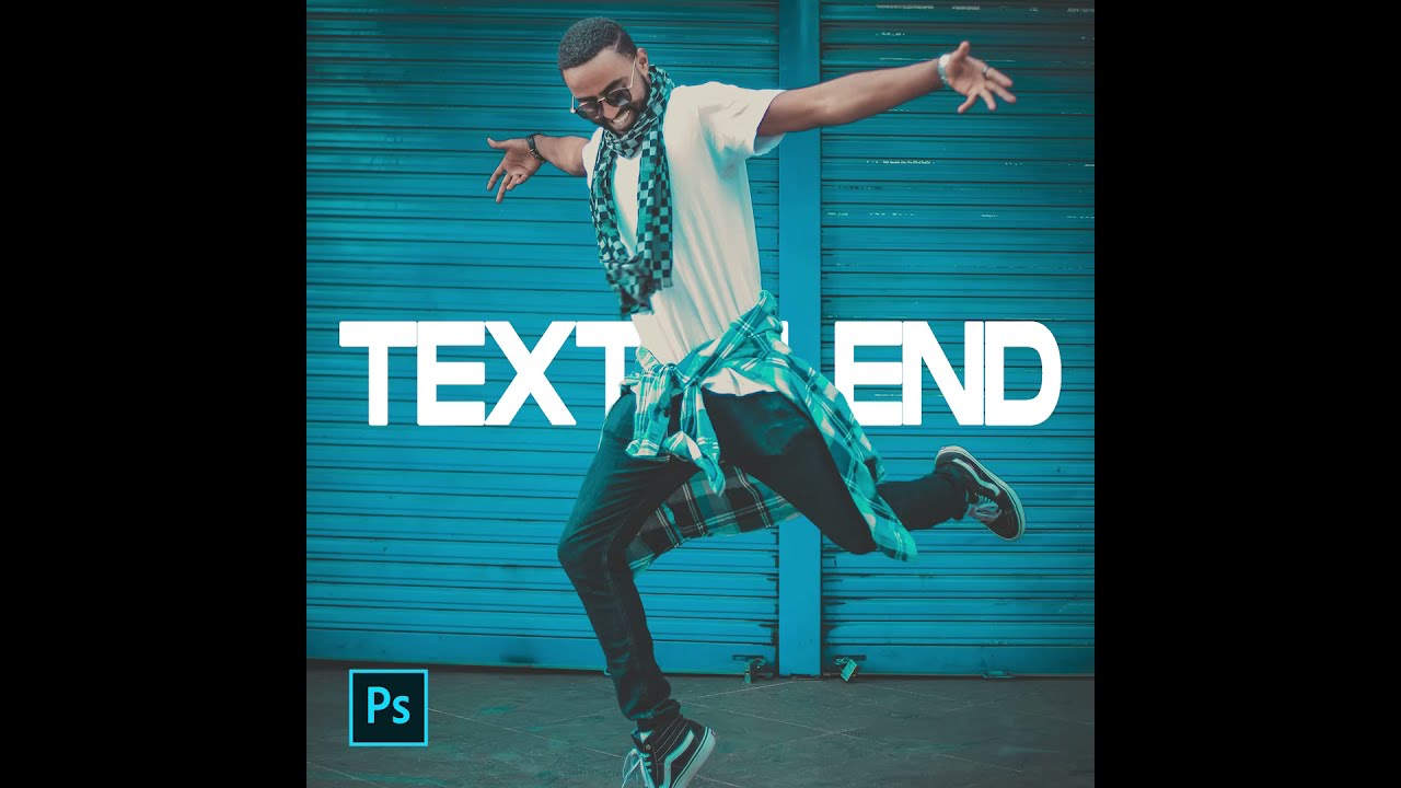 MOVE TEXT BEHIND SUBJECT | PHOTOSHOP 
