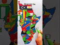 Draw Flag Map of Comoros 🇰🇲 #comoros #flag