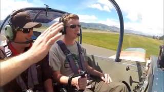 Aerobatic Intro Flight - Victa Airtourer in New Zealand!