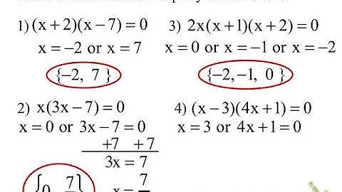 6.8 zero Product property