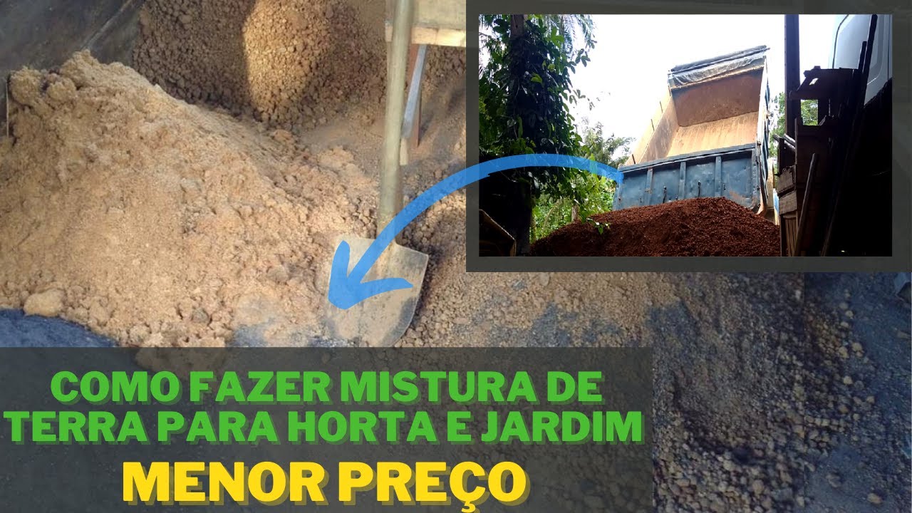 Em busca de esterco e serragem para mistura de terra