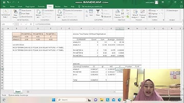 STATSTIK ANALITIK(ANOVA DUA ARAH TANPA PENGULANGAN)
