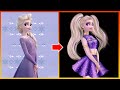 Frozen elsa anna transformation  disney princesses glow up