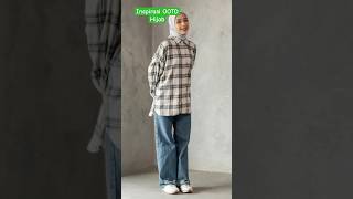 Kemeja flanel oversize| kemeja kantor/ kuliah | ootd hijab #ootdhijab #fashion #