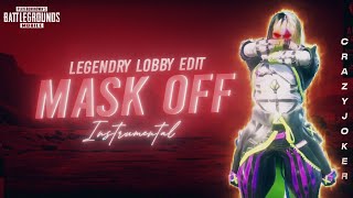 Mask Off 🔥💎| Legendry Pubg Lobby Edit | CRAZYxJOKERYT