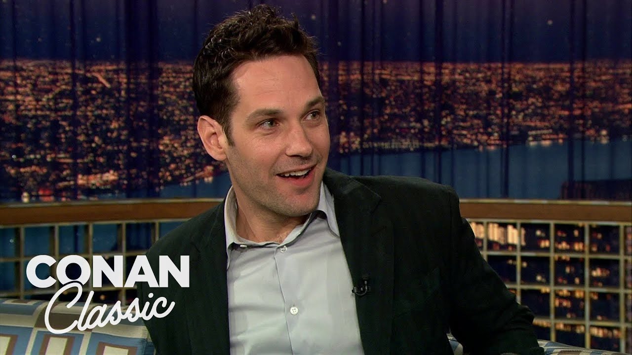 Paul Rudd pulls his 'Mac & Me' Rickroll on Conan one last time