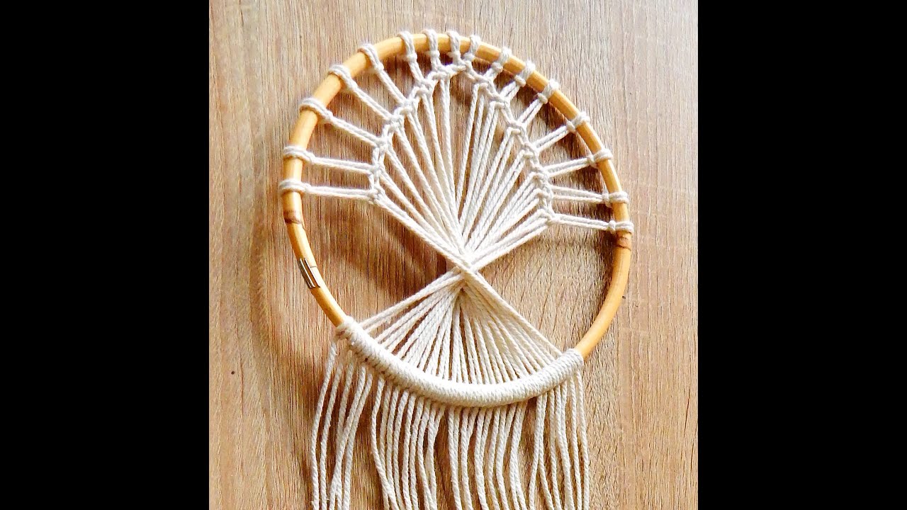 Macrame Tree of Life Wall Hanging Dream Catcher EASY - YouTube