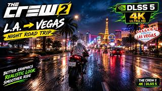 THE CREW 2 + DLSS 5 in 4K | This Looks Like REAL LIFE! 🌃🏍️