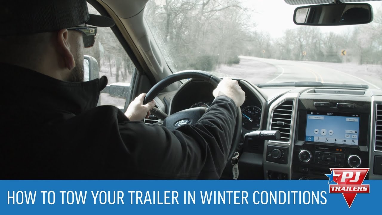 How to Tow Your Trailer in Winter Conditions - YouTube