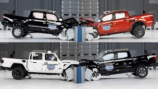 КРАСШ-ТЕСТ Пикапов 2023 года — Chevy Colorado, Toyota Tacoma, Nissan Frontier, Ford Ranger