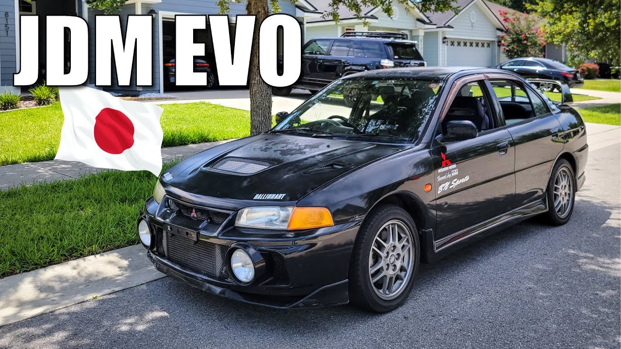 ¡Mi primer JDM Car! Mitsubishi EVO IV GSR JDM Import YouTube