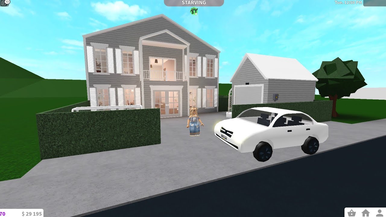 Roblox | Bloxburg | 2020: My friend's New 2 storey house - YouTube