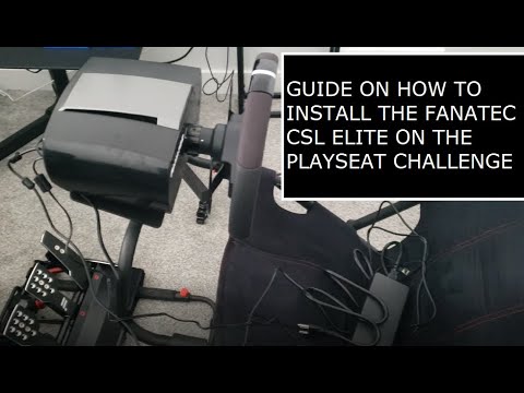 How to attach Fanatec CSL Elite to a Playseat Challenge